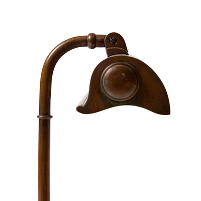 Bronze Bankers Lamp with Green Onyx Base for Frink Co.