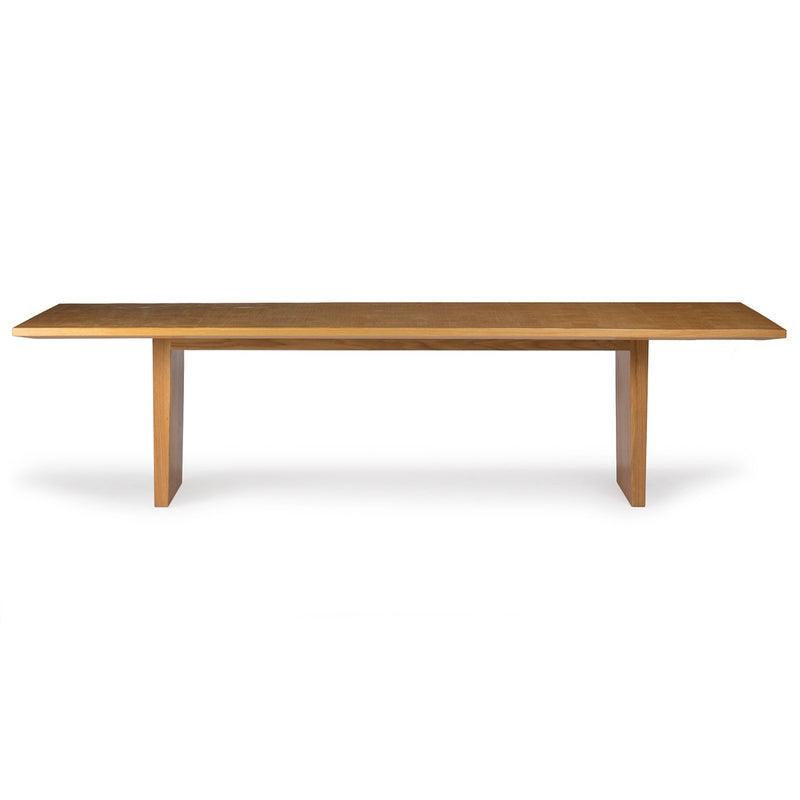 Bamboo Slab Leg Dining Table by WYETH