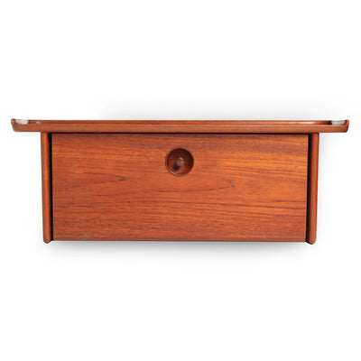 Small Wall Mount Teak Cabinet for Ludvig Pontoppidan