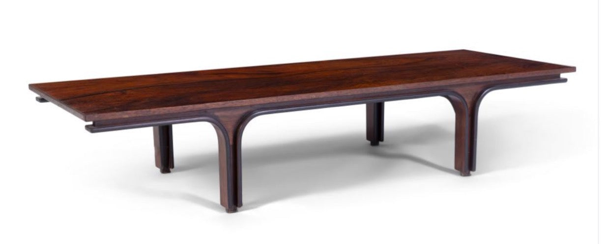 A Model 517 Rosewood Bench or Low Table by Gianfranco Frattini for Bernini