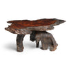 Organic Burl Redwood Low Table from USA