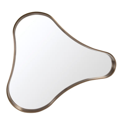 Biomorphic Bronze Wall Mirror by WYETH