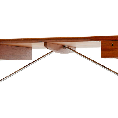 The Architect's Desk in Teak & Oak by Hans Wegner for Johannes Hansen, 1953