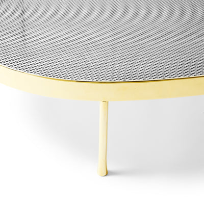 New Biomorphic Bronze Bar Perforated Low Table by WYETH, 2024