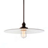8" Milk Glass Pendant, WYETH