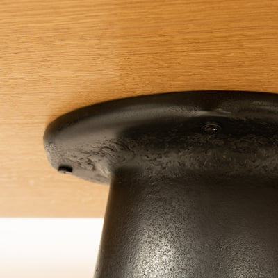 The 'Soft Rectangle' Pedestal Base Long Table by WYETH, Made to Order