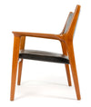 Oxhide Teak Lounge Chair by Hans J. Wegner for Johannes Hansen