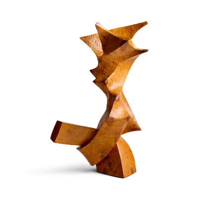 Wooden Sculpture by David Fels, 1983