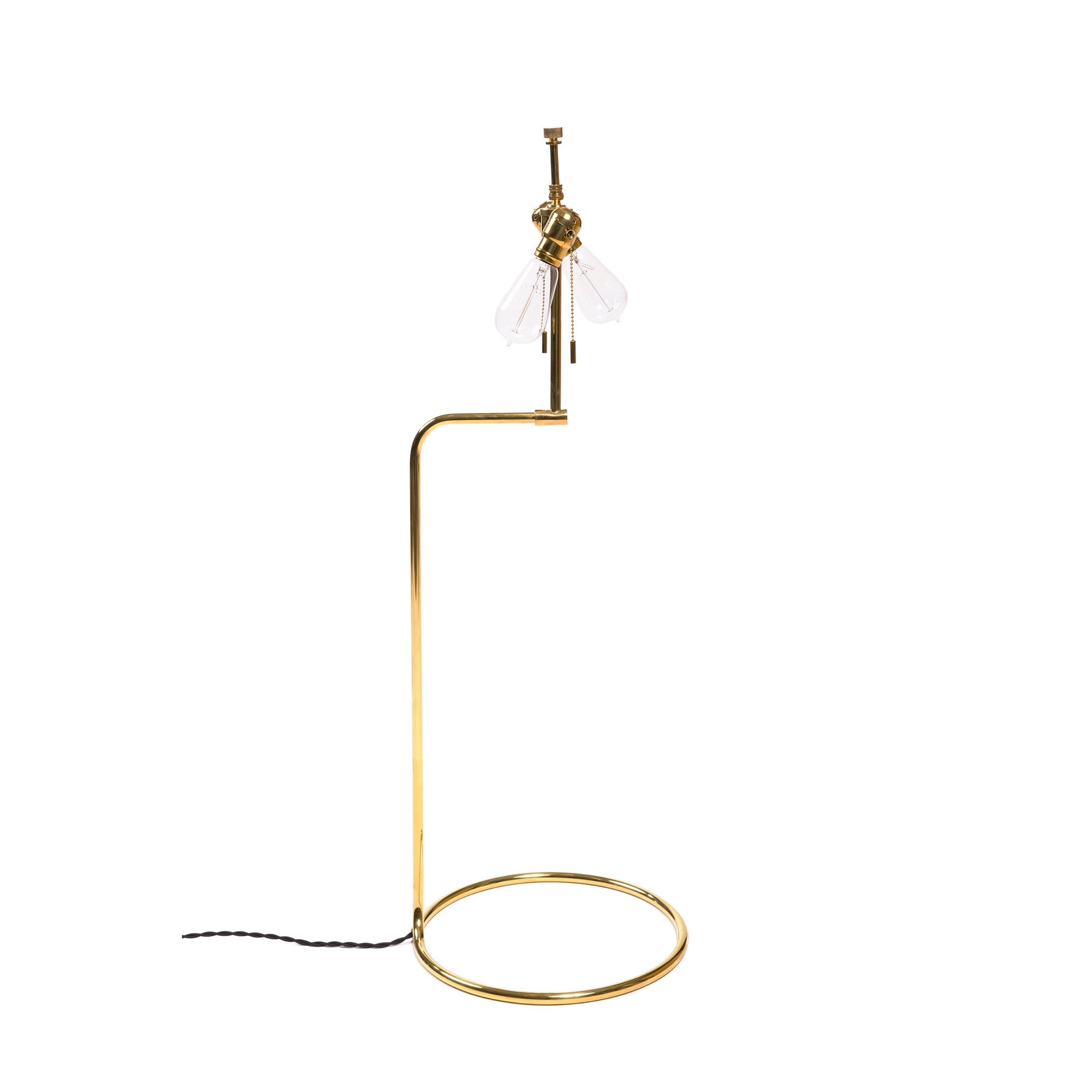 Tall 'Rope' Table Lamp in Polished Bronze by WYETH, Made to Order