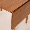 Teak Top Drop Leaf End Table by Hans Wegner, 1950's