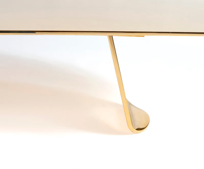 Chrysalis No. 1 Low Table in Polished Bronze by WYETH, Made to Order - WYETH