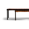 Woven Leather Bench by Swift and Monell