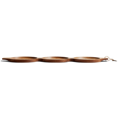 Triple Gourd Serving Tray by Th. Skjode Knudsen for Skjøde Skjern