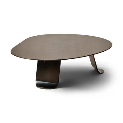 Chrysalis No. 2 Low Table in Blackened Steel by WYETH, Made to Order