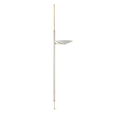 Brass Tension Pole Floor Lamp by Gerald Thurston for Lightolier
