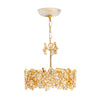 Crystal and Gilded Bronze Chandelier from Germany, 1960s