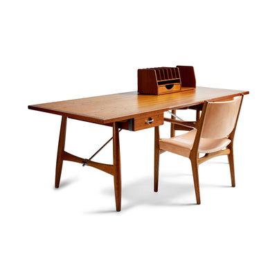 The Architect's Desk in Teak & Oak by Hans Wegner for Johannes Hansen, 1953