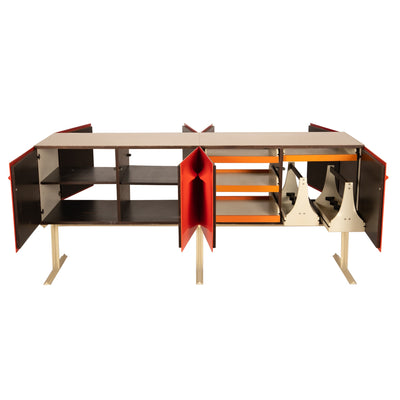 DF2000 Two Sided Room Divider Cabinet by Raymond Loewy for Doubinsky Freres, 1968 - WYETH