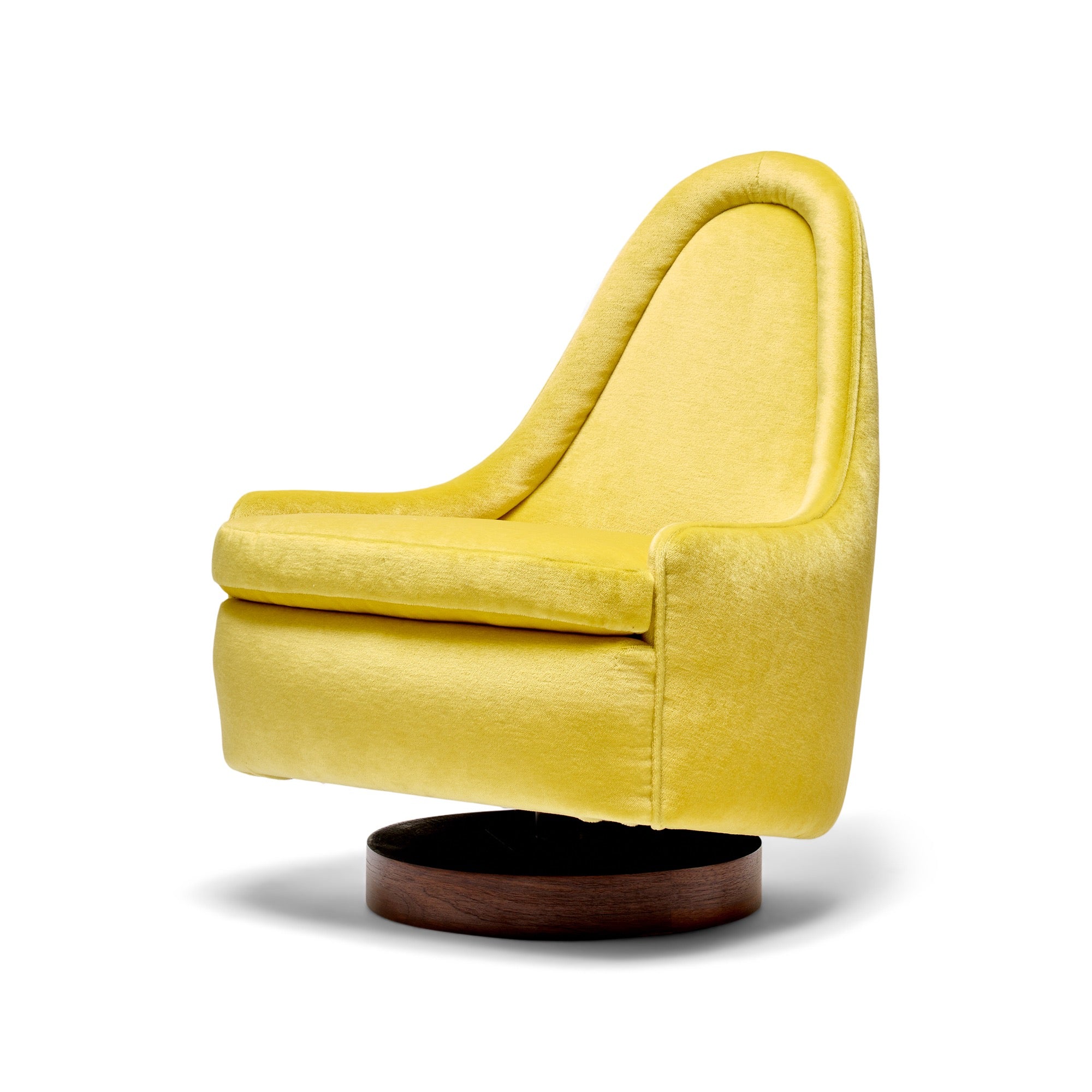 A Swivel Tilt and Rock Slipper Chair by Milo Baughman for Thayer Coggin Inc, 1960s