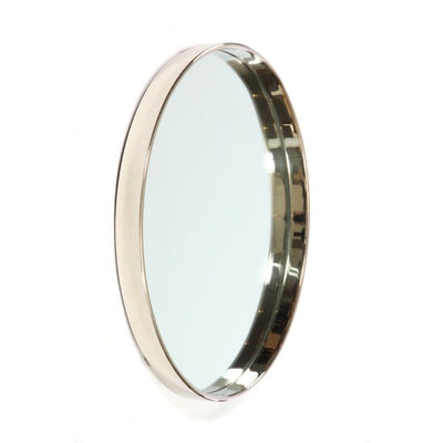 Original 46.5" Round Mirror in Stainless Steel by WYETH, Made to Order