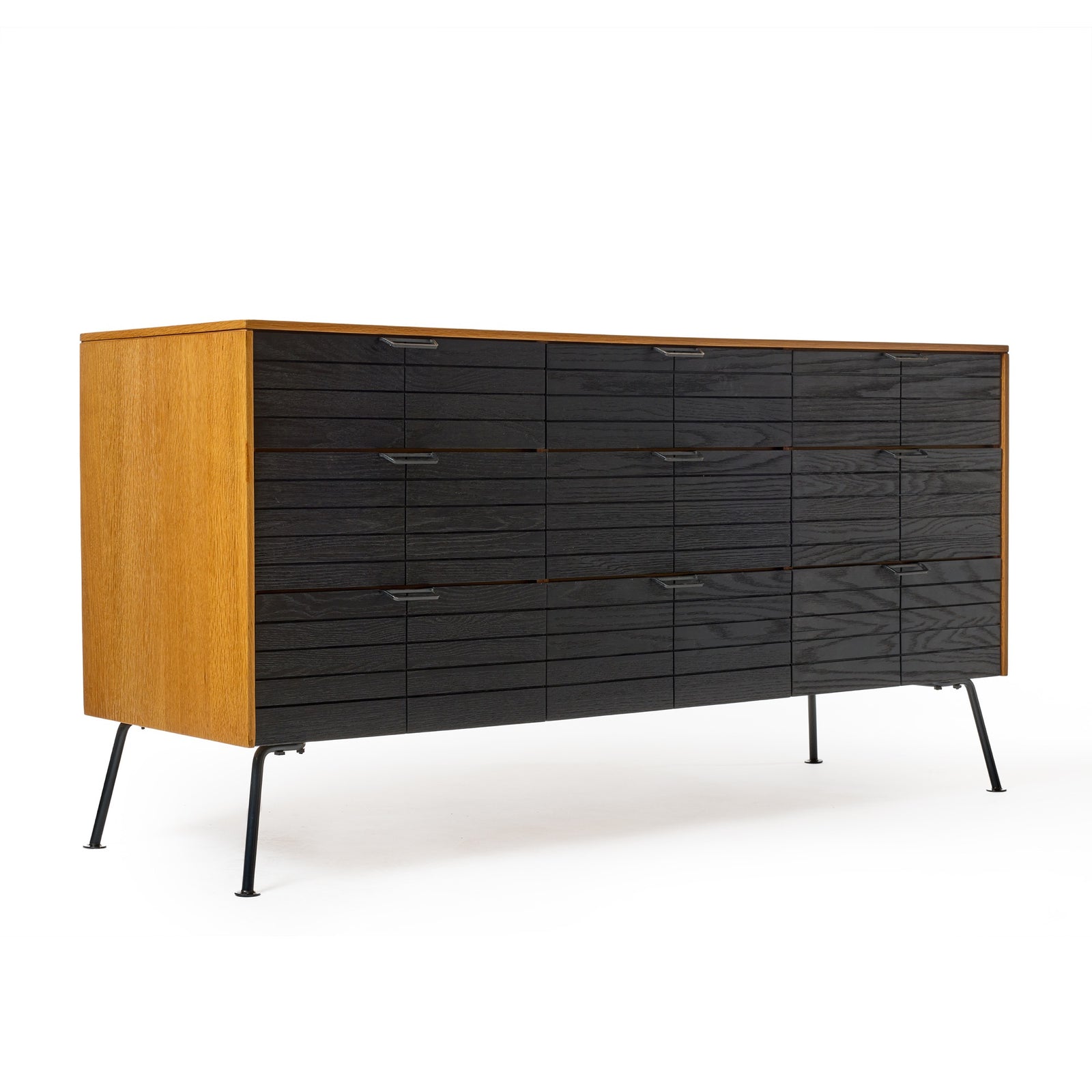 Brushed Oak Cabinet by Raymond Loewy for Mengel, 1950's