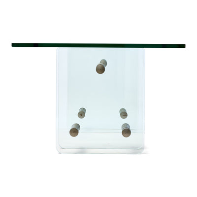 Art Deco Period Glass Table from USA, 1930-40s