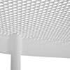 Original Biomorphic Low Table in White Steel by WYETH, Made to Order