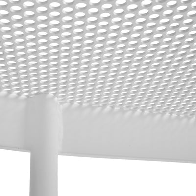 Original Biomorphic Low Table in White Steel by WYETH, Made to Order