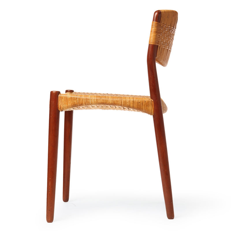 Dining Side Chair by Ejner Larsen & Aksel Bender Madsen for Willy Beck, 1950s