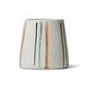 Striped Ceramic Oval Mug by David Gil for Bennington Potters, 1960s