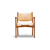 Teak Arm Oak Frame Armchair by Hans J. Wegner for Johannes Hansen, 1950s