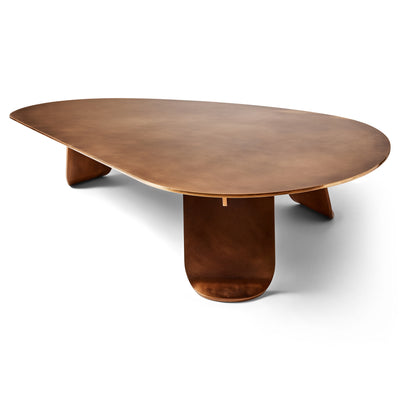 Chrysalis No. 1 Low Table in Natural Patinated Bronze by WYETH