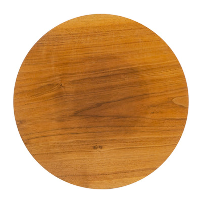 ‘Round I-Beam’ Table in Walnut by WYETH, Made to Order