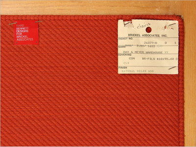 Ash Lounge by Ward Bennett for Brickel Associates