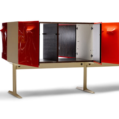 DF2000 Two Sided Room Divider Buffet by Raymond Loewy for Doubinsky Freres, 1968