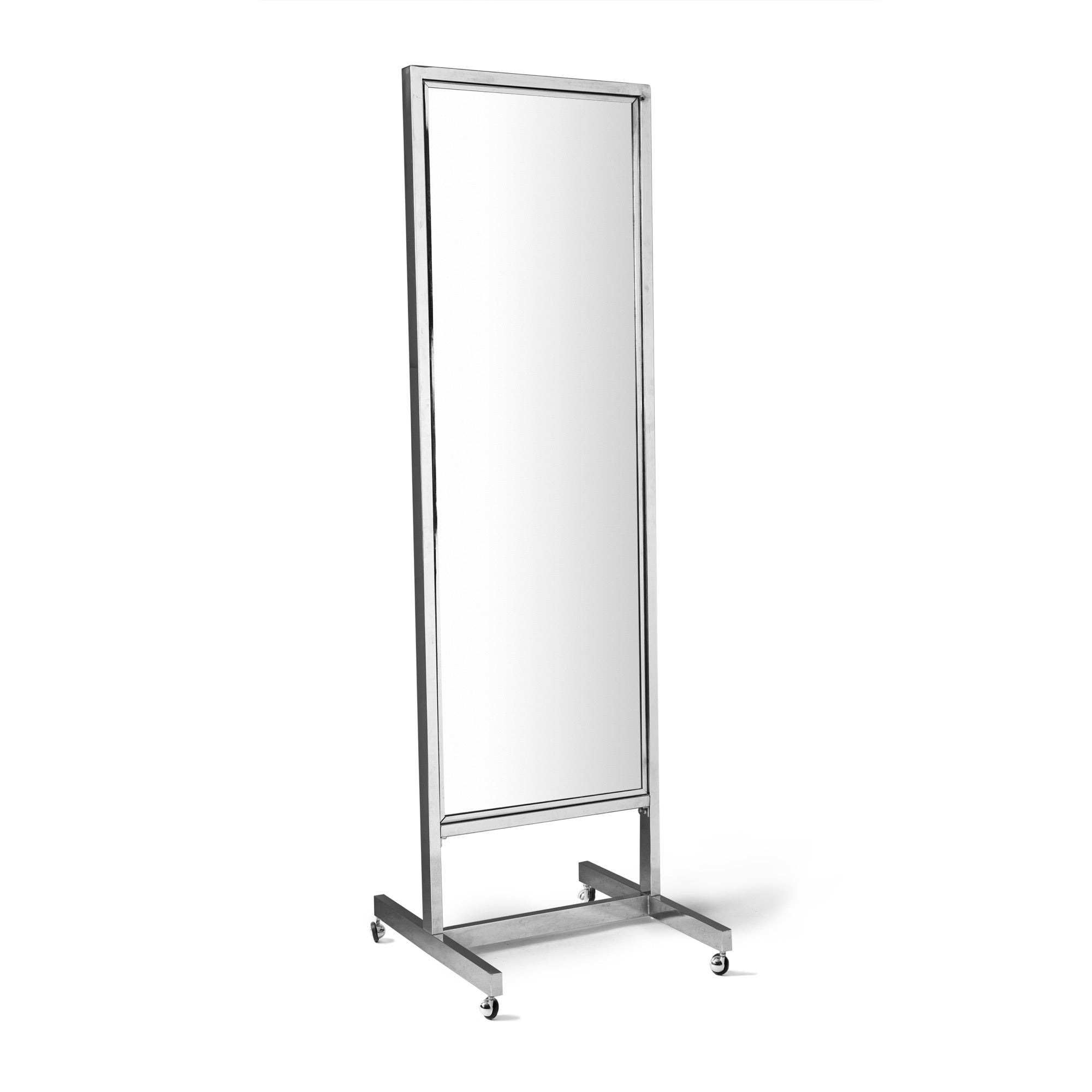 Full Length Chrome Mirror on Casters from USA