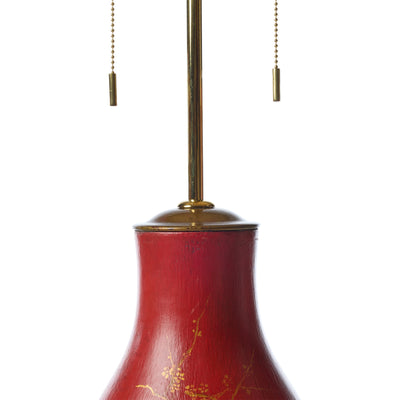 Blood Red Table Lamp