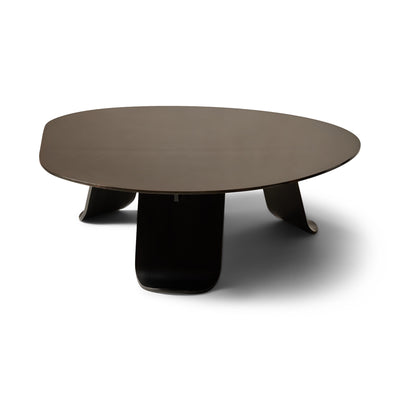 Chrysalis No. 2 Low Table in Blackened Steel by WYETH, Made to Order