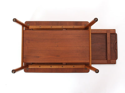 Table with Tray by Hans J. Wegner for Johannes Hansen