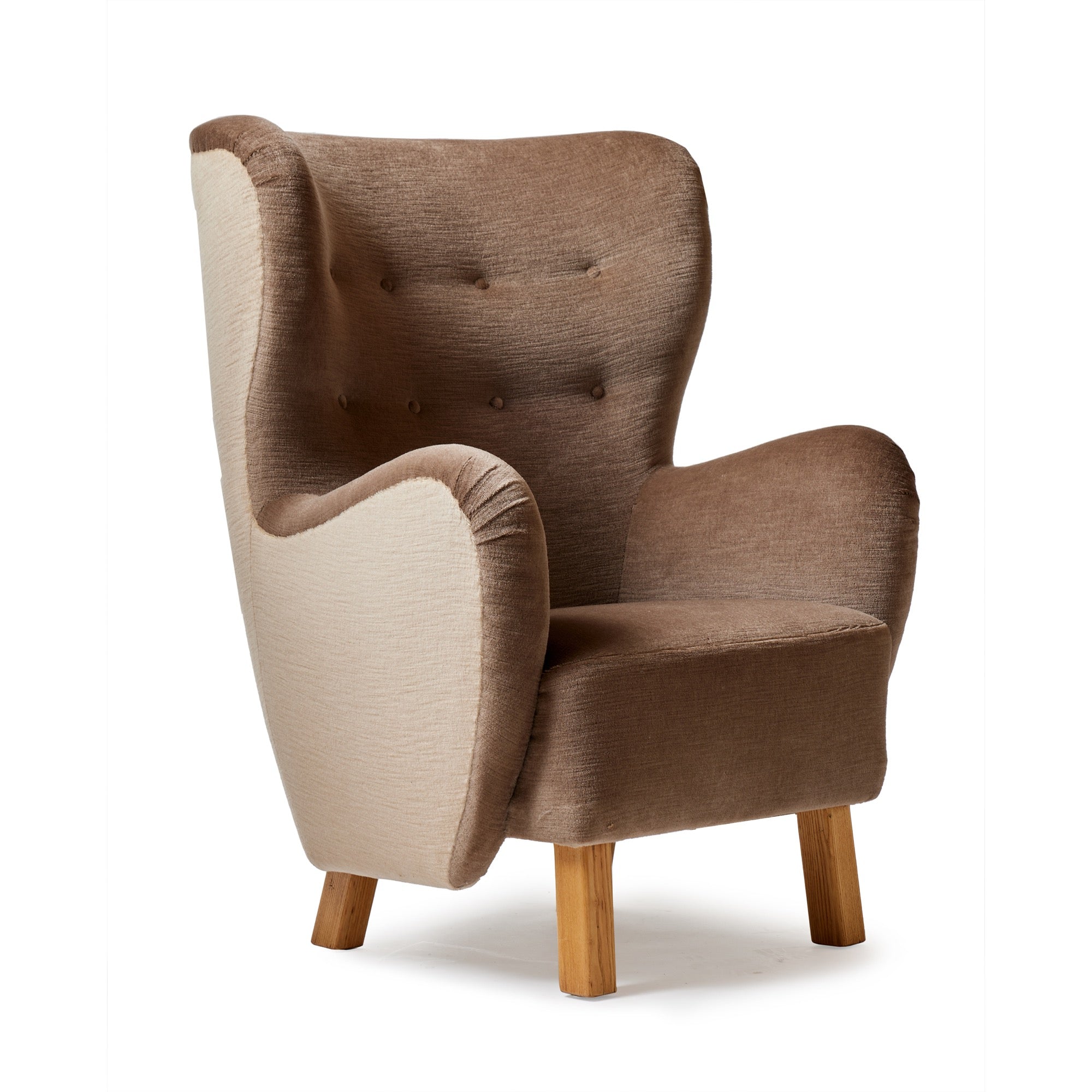 Rare Wing Back Chair by Kay Fisker