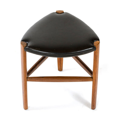 Danish Rosewood Stool by Ole Wanscher / Attrib. for A.J. Iversen / Attrib.