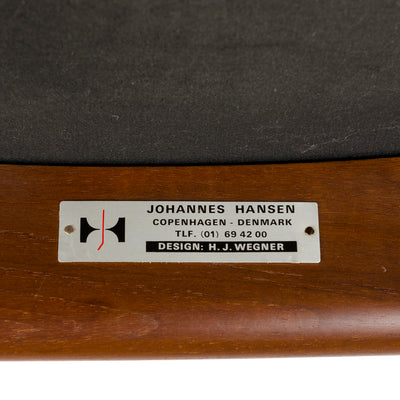 JH 713 Teak Dining Arm Chair by Hans J. Wegner for Johannes Hansen, 1950s