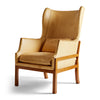 Wingback chair by Mogens Koch for Ivan Schlechter