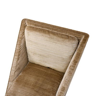 Darrell Lounge Chair in Cut Velvet by WYETH, 2000's