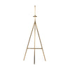 Brass Easel with an Acrylic Shelf