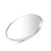 Original Polished Stainless Steel Oval Mirror by WYETH