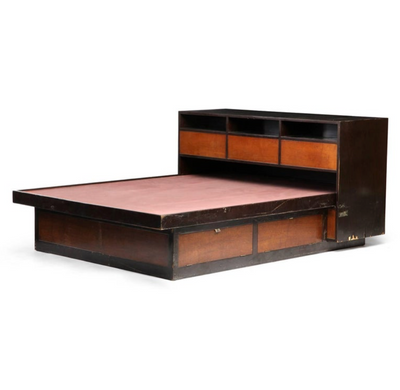 Custom Queen Storage Bed by Edward Wormley for Dunbar