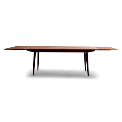 Teak and Oak Extension Dining Table by Hans J. Wegner for Johannes Hansen