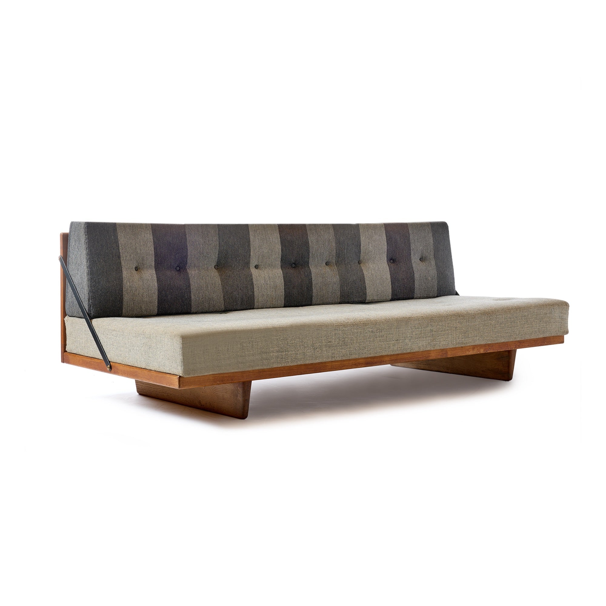 Minimalist Oak Sofa/Daybed by Borge Mogensen, 1950's