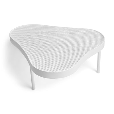 Original Biomorphic Low Table in White Steel by WYETH, Made to Order